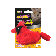 Cargar imagen en el visor de la galería, Aves de Peluche con Catnip y Sonido