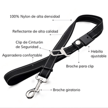 Cargar imagen en el visor de la galería, Correa y Cinturón de Seguridad 2 en 1 para Mascotas
