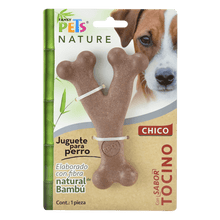 Cargar imagen en el visor de la galería, Juguete de Fibra Natural de Bambú Sabor Tocino
