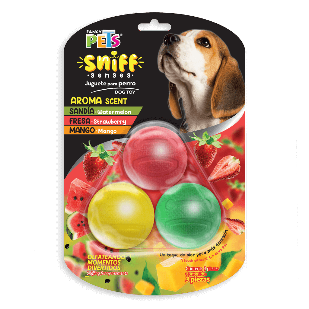 Set de 3 Pelotas con Olor